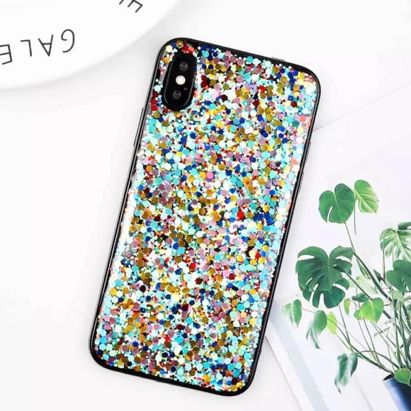 Accessories - NEW iPhone 7/8 Layered Glitter Soft Case
